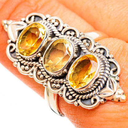 Citrine Rings handcrafted by Ana Silver Co - RING111711