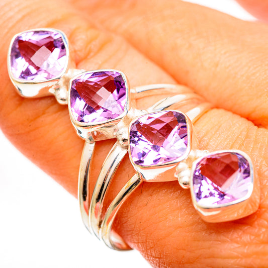 Kunzite Rings handcrafted by Ana Silver Co - RING111718
