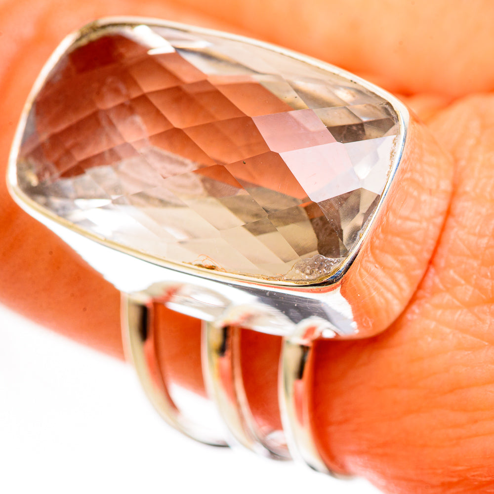 White Quartz Rings handcrafted by Ana Silver Co - RING111723