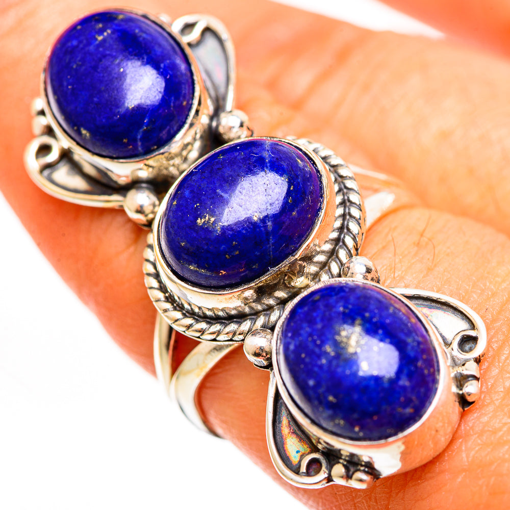 Lapis Lazuli Rings handcrafted by Ana Silver Co - RING111732