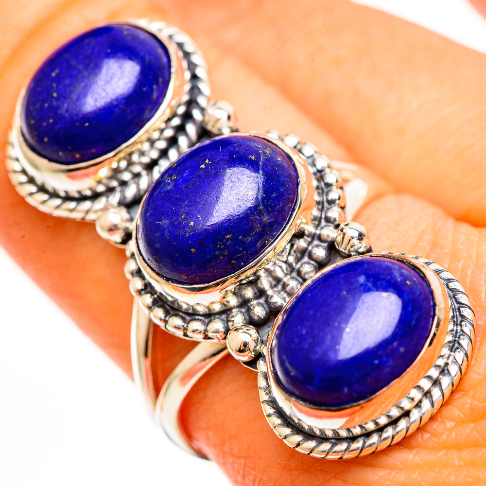 Lapis Lazuli Rings handcrafted by Ana Silver Co - RING111735