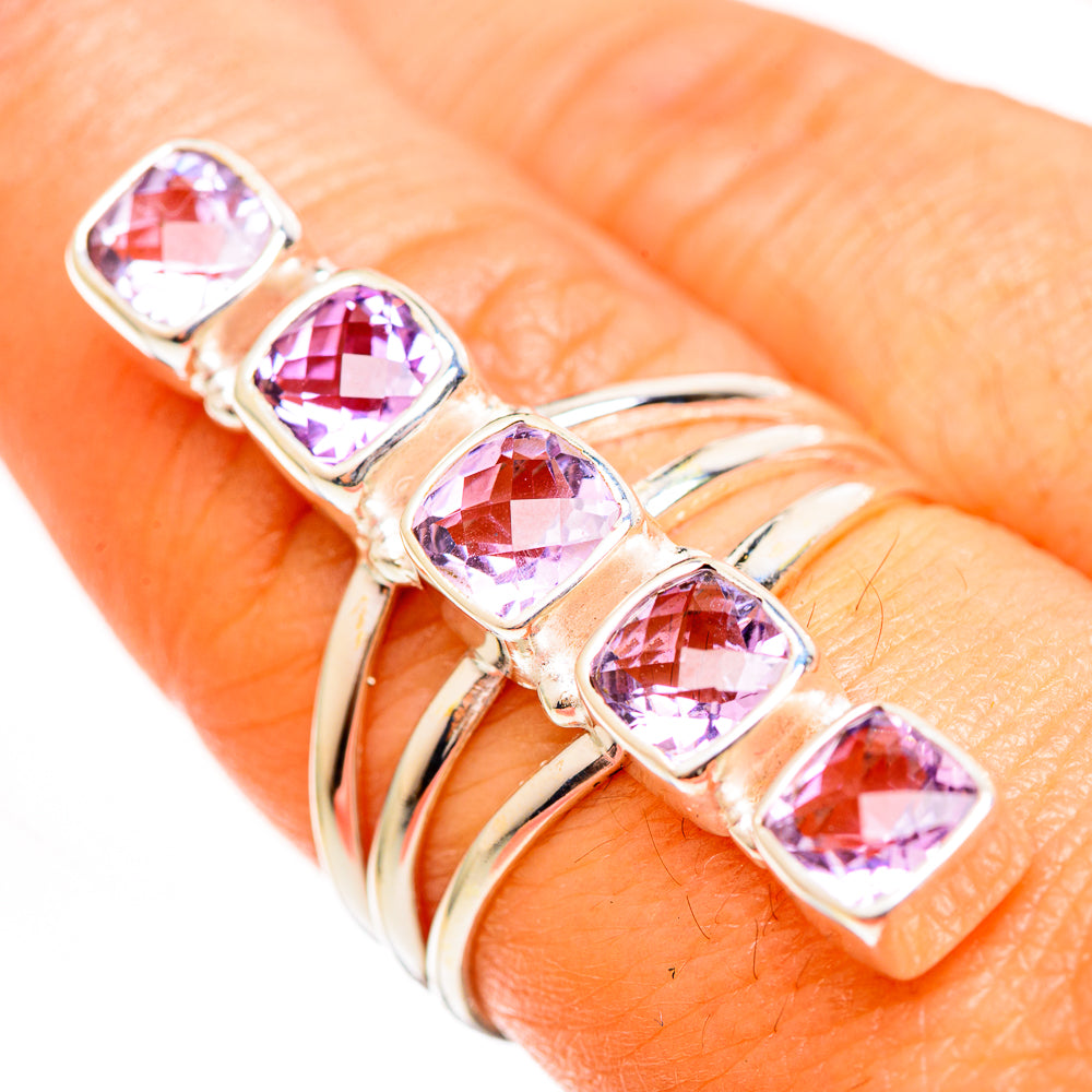 Kunzite Rings handcrafted by Ana Silver Co - RING111749