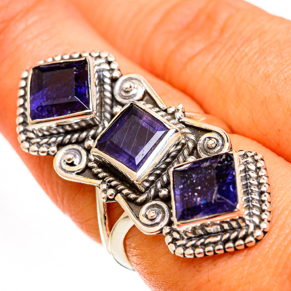 Violet Spinel Rings handcrafted by Ana Silver Co - RING111750