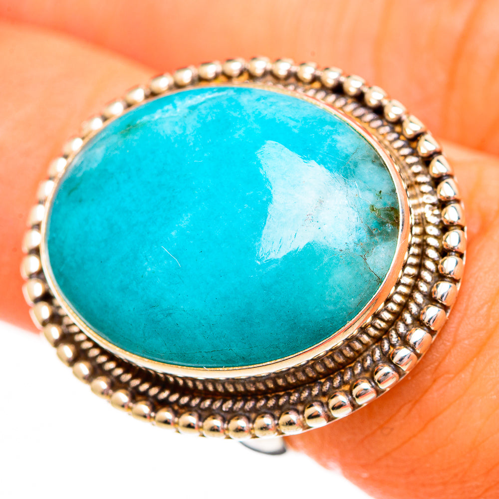 Larimar Rings handcrafted by Ana Silver Co - RING111752