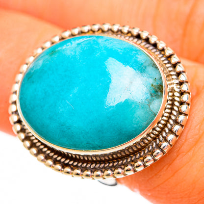 Larimar Rings handcrafted by Ana Silver Co - RING111752