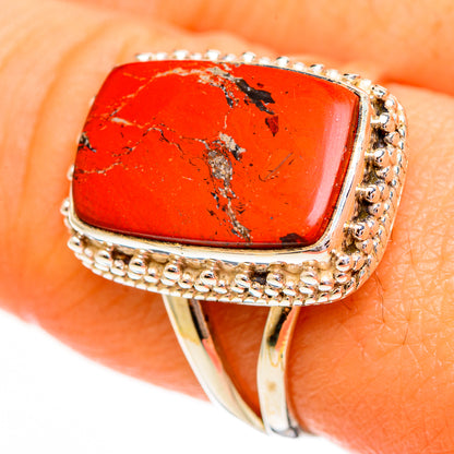 Red Jasper Rings handcrafted by Ana Silver Co - RING111762