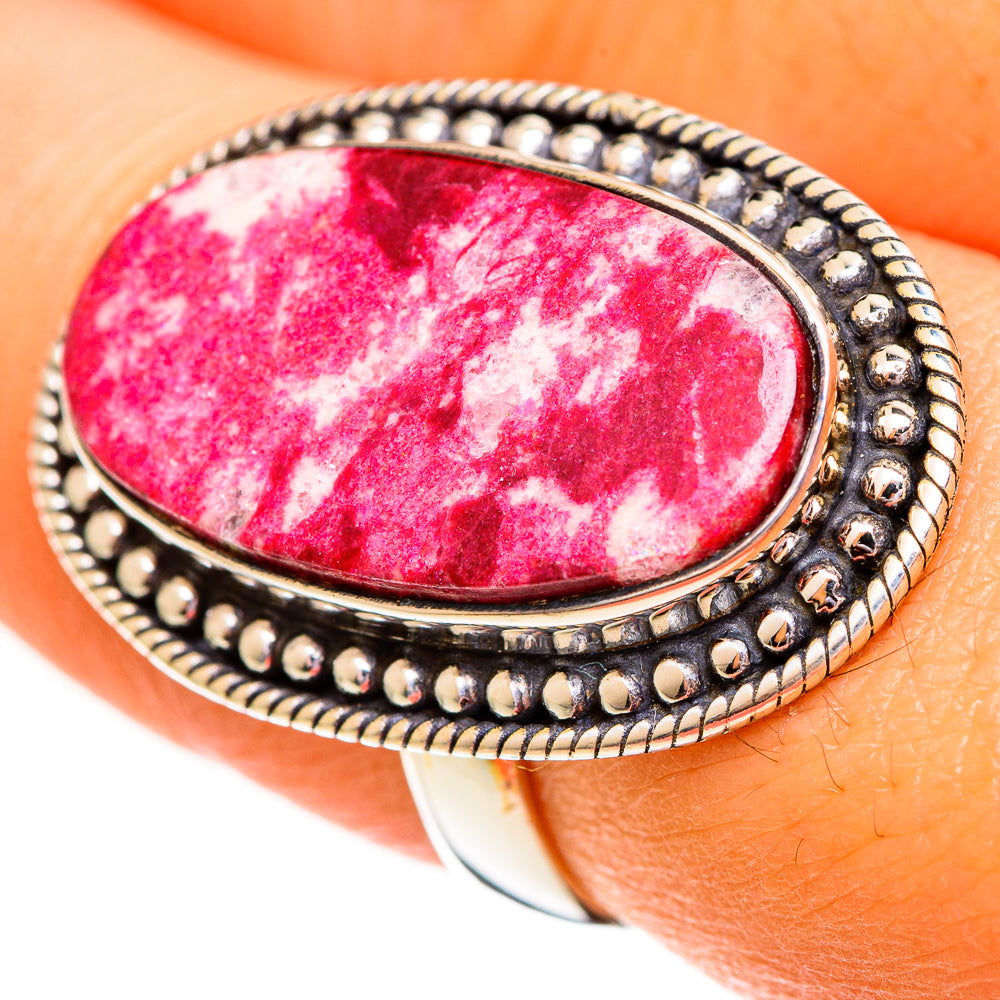 Thulite Rings handcrafted by Ana Silver Co - RING111763