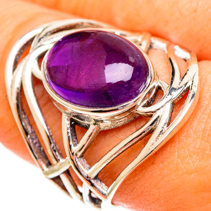 Amethyst Rings handcrafted by Ana Silver Co - RING111767
