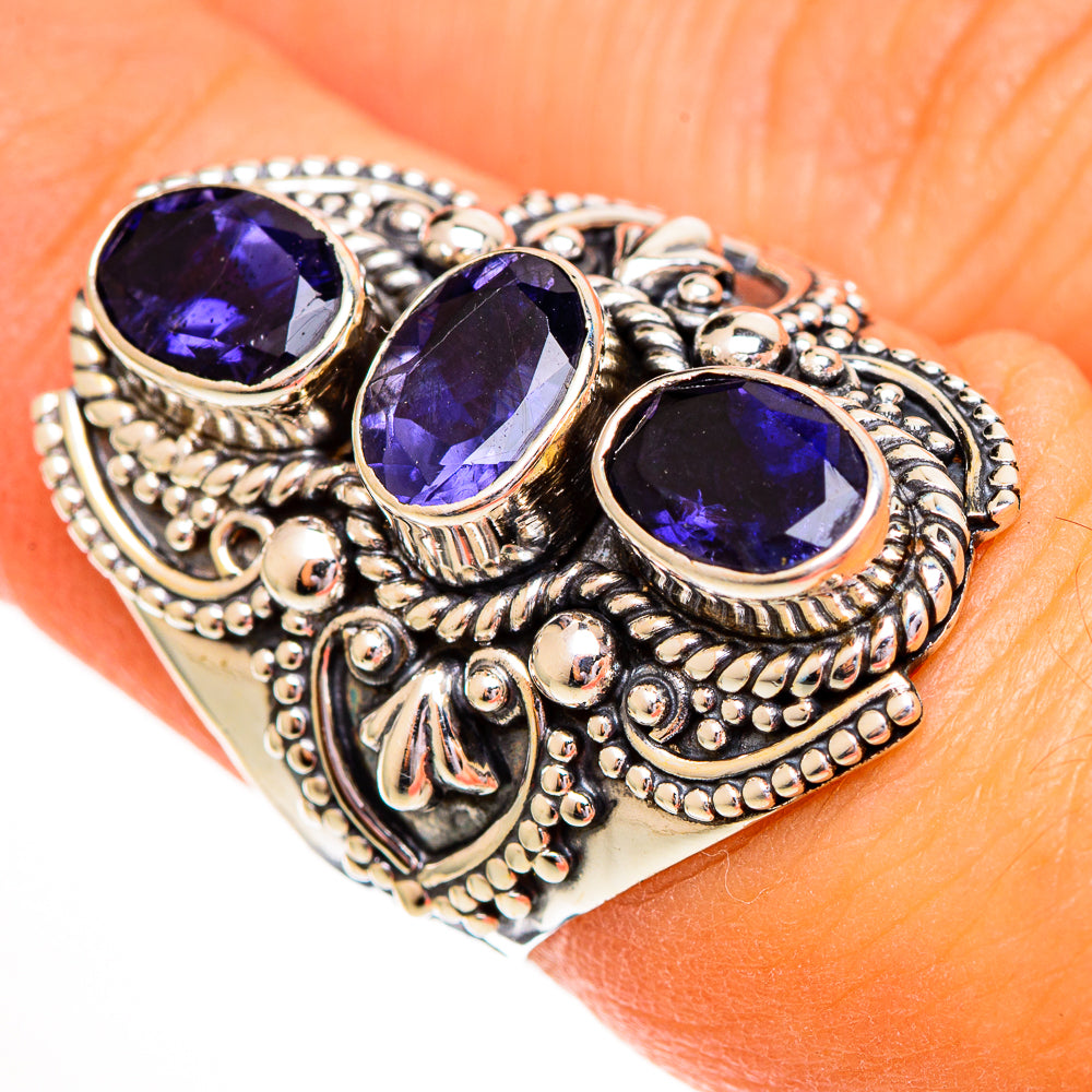 Violet Spinel Rings handcrafted by Ana Silver Co - RING111768