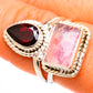 Pink Moonstone Rings handcrafted by Ana Silver Co - RING111778