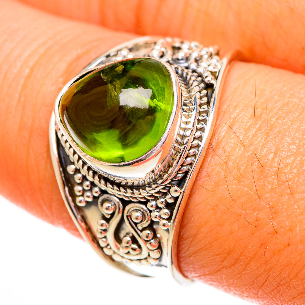 Peridot Rings handcrafted by Ana Silver Co - RING111786