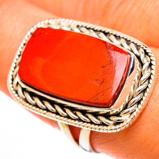 Red Jasper Rings handcrafted by Ana Silver Co - RING111791