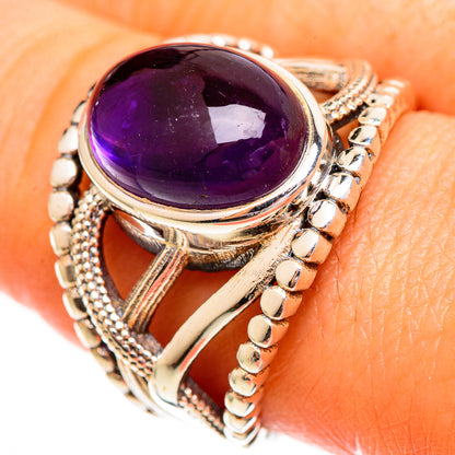 Amethyst Rings handcrafted by Ana Silver Co - RING111798