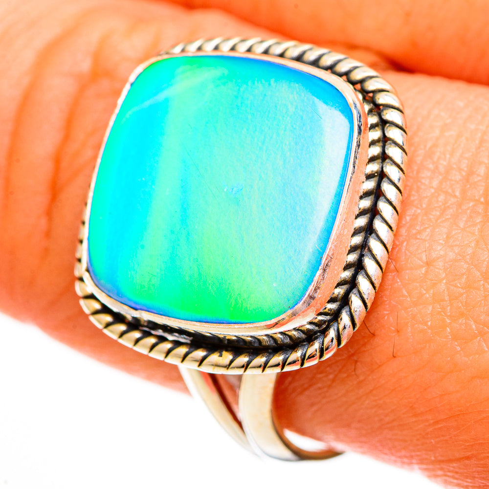 Aura Opal Rings handcrafted by Ana Silver Co - RING111810
