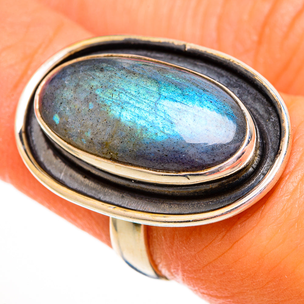 Labradorite Rings handcrafted by Ana Silver Co - RING111815