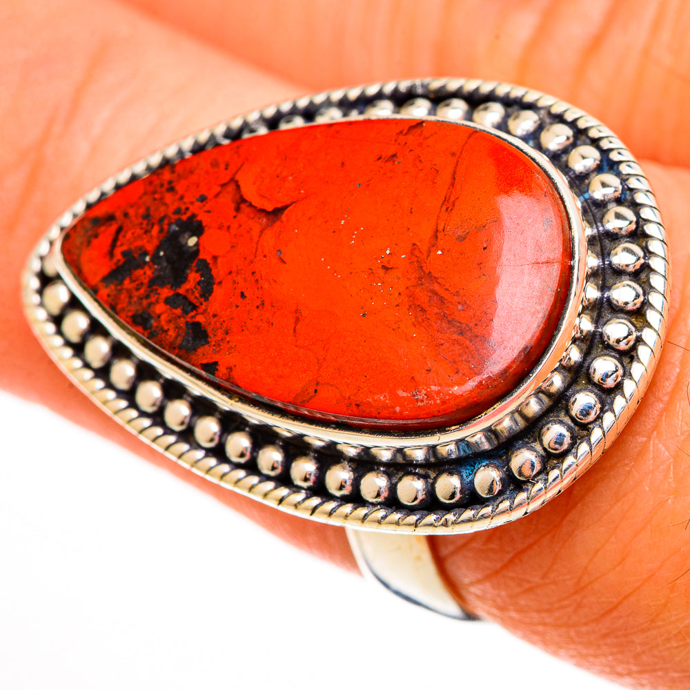 Mahogany Obsidian Rings handcrafted by Ana Silver Co - RING111822