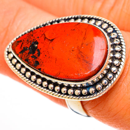 Mahogany Obsidian Rings handcrafted by Ana Silver Co - RING111822