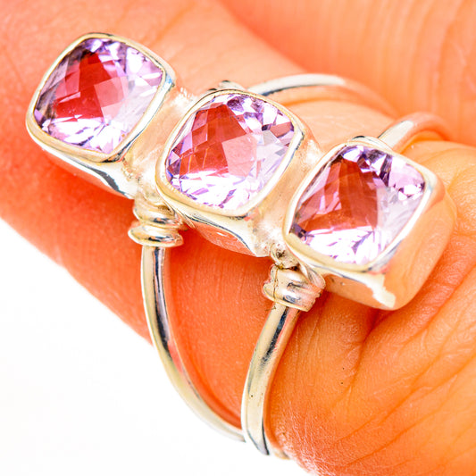 Kunzite Rings handcrafted by Ana Silver Co - RING111830