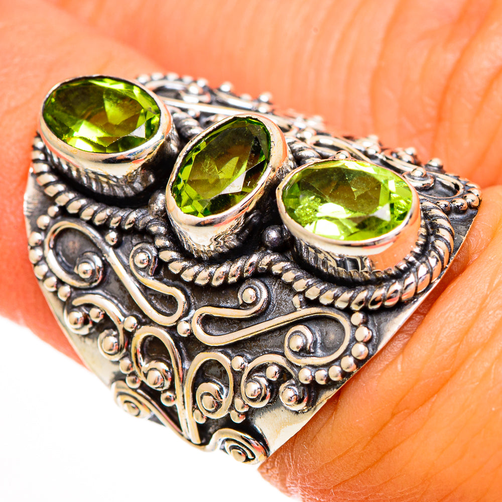 Peridot Rings handcrafted by Ana Silver Co - RING111849