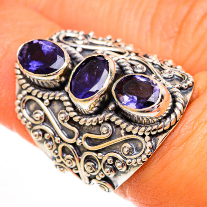 Violet Spinel Rings handcrafted by Ana Silver Co - RING111859