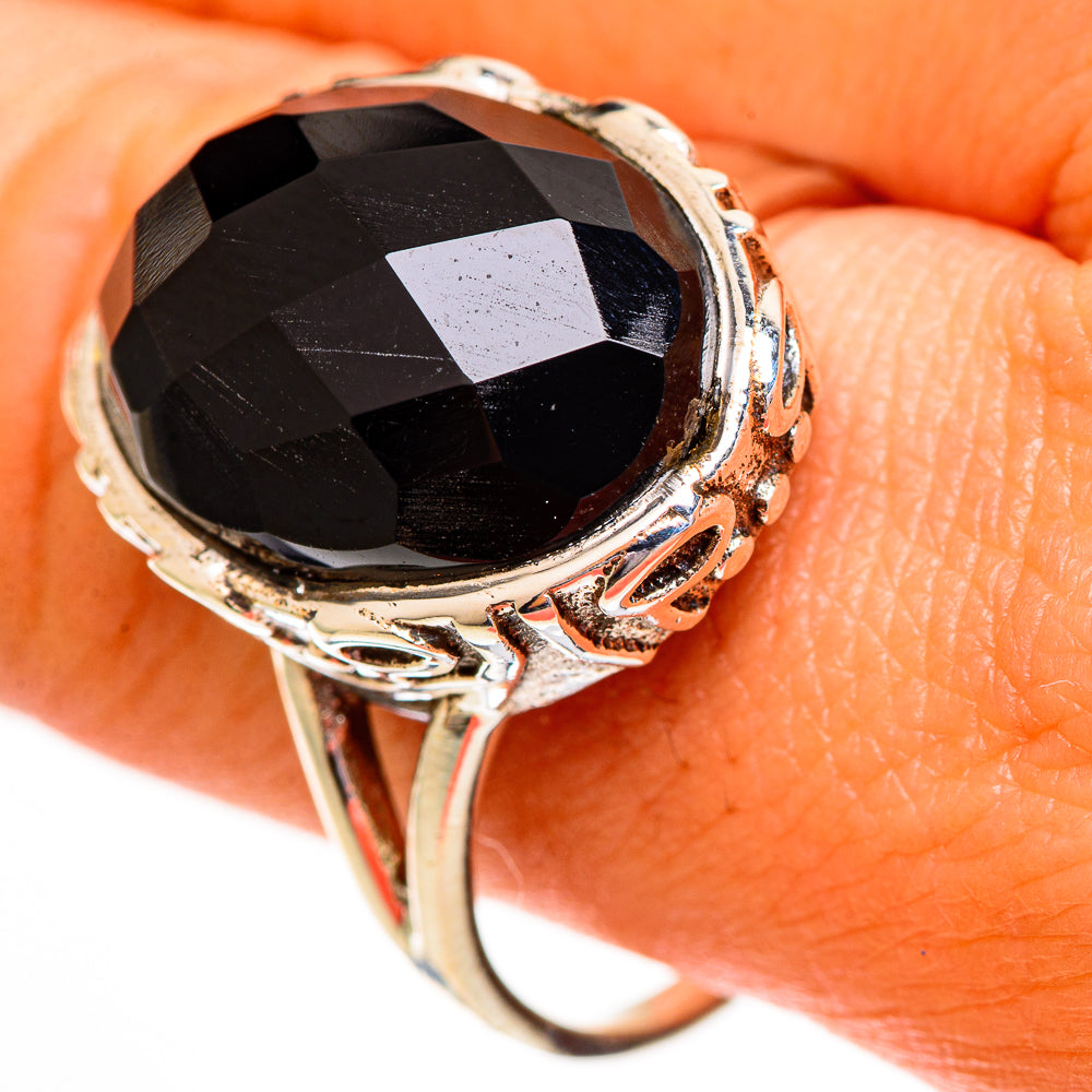 Black Onyx Rings handcrafted by Ana Silver Co - RING111861