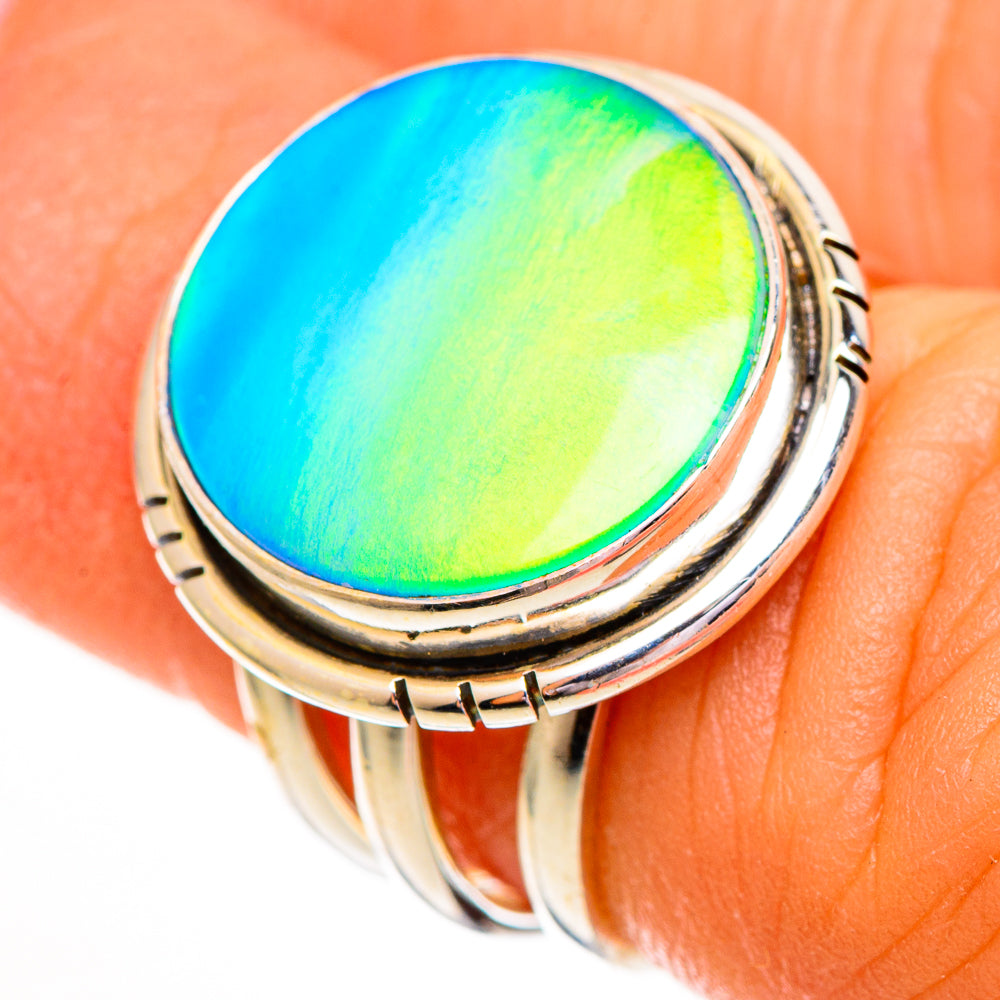 Aura Opal Rings handcrafted by Ana Silver Co - RING111870