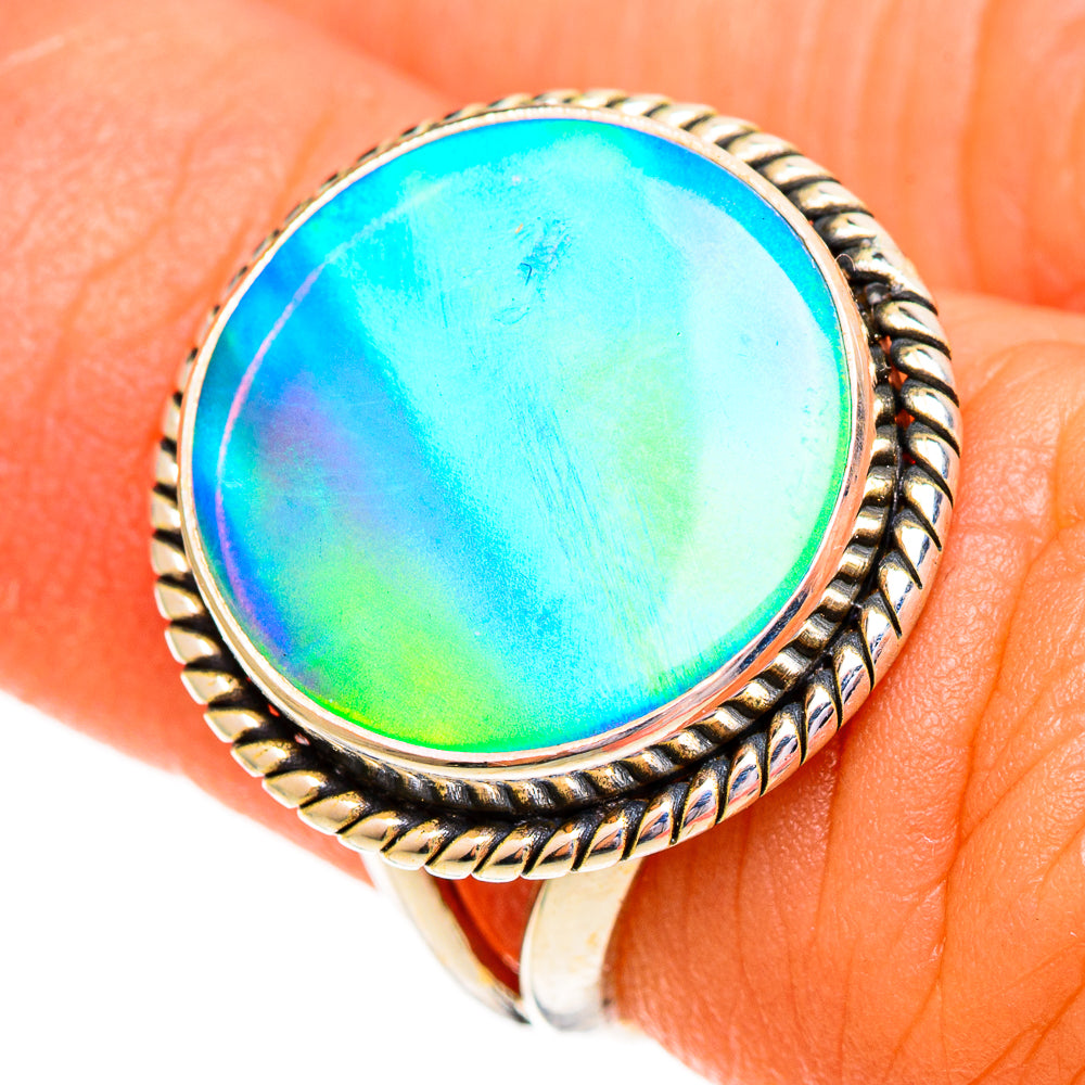 Aura Opal Rings handcrafted by Ana Silver Co - RING111872