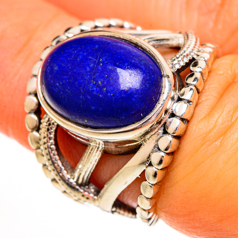 Lapis Lazuli Rings handcrafted by Ana Silver Co - RING111875