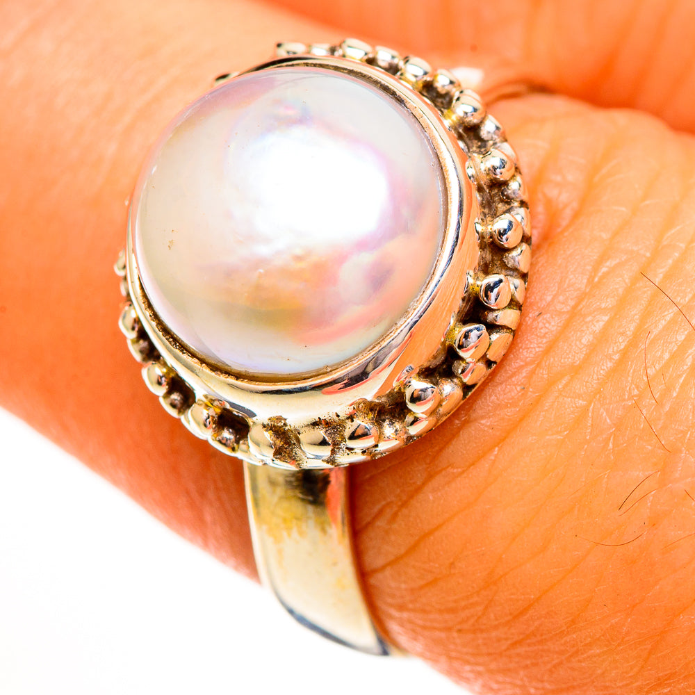 Cultured Pearl Rings handcrafted by Ana Silver Co - RING111893