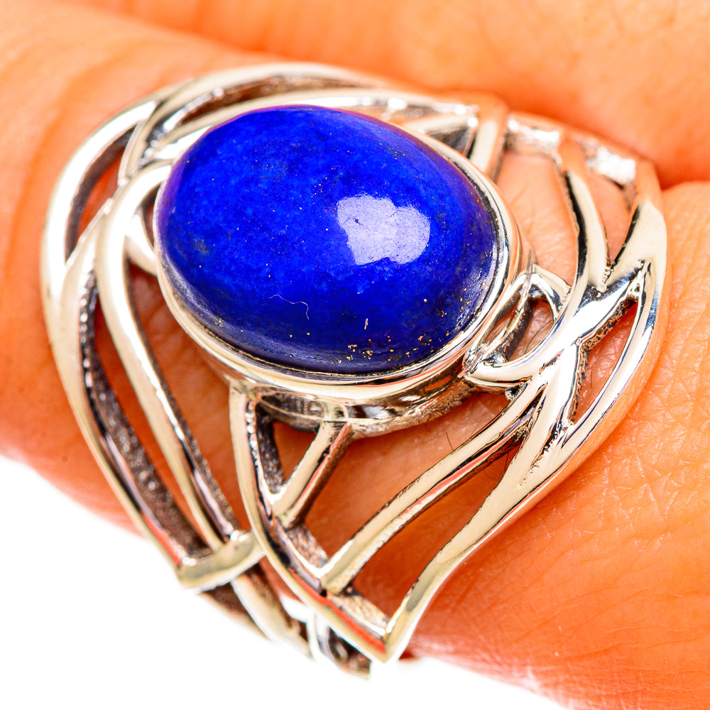 Lapis Lazuli Rings handcrafted by Ana Silver Co - RING111903