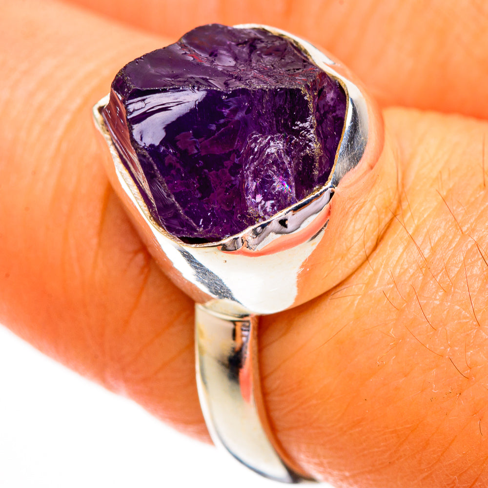 Amethyst Rings handcrafted by Ana Silver Co - RING111920
