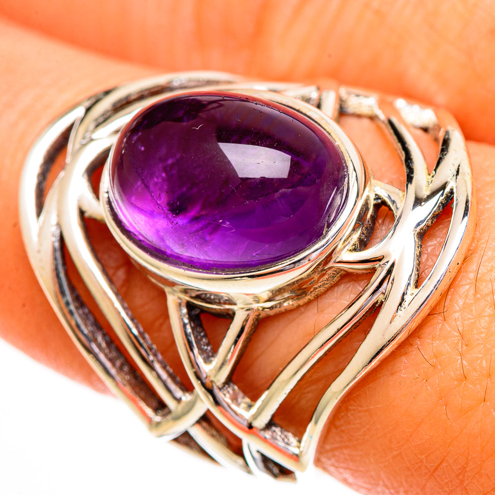Amethyst Rings handcrafted by Ana Silver Co - RING111921