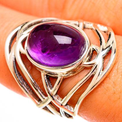Amethyst Rings handcrafted by Ana Silver Co - RING111921