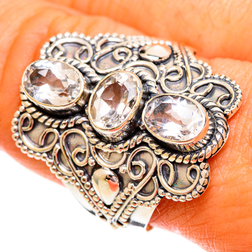 White Quartz Rings handcrafted by Ana Silver Co - RING111926