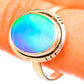 Aura Opal Rings handcrafted by Ana Silver Co - RING111933