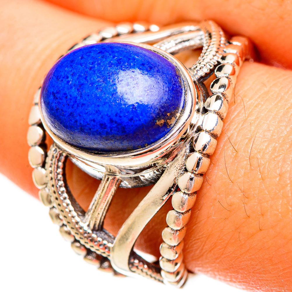 Lapis Lazuli Rings handcrafted by Ana Silver Co - RING111936