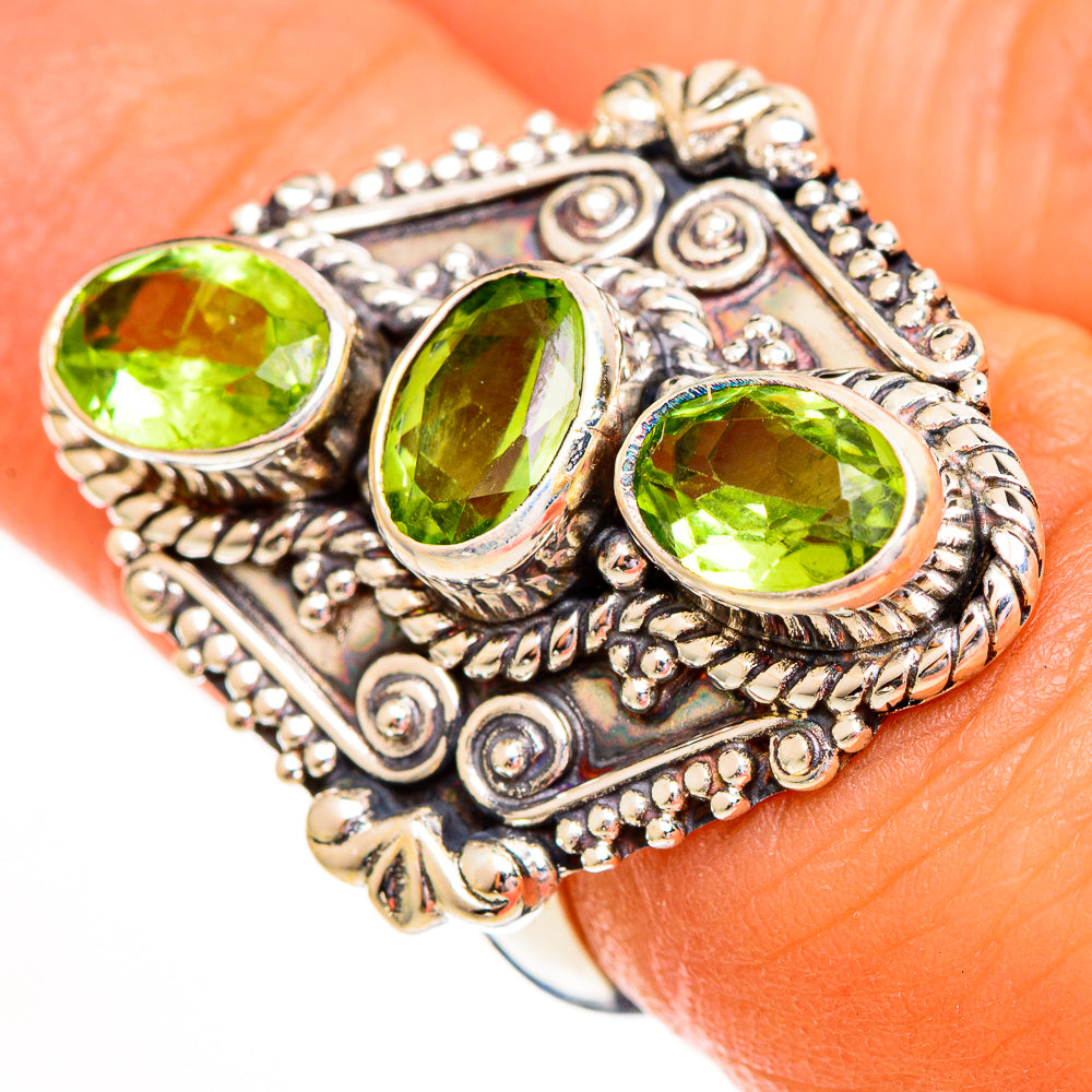 Peridot Rings handcrafted by Ana Silver Co - RING111941