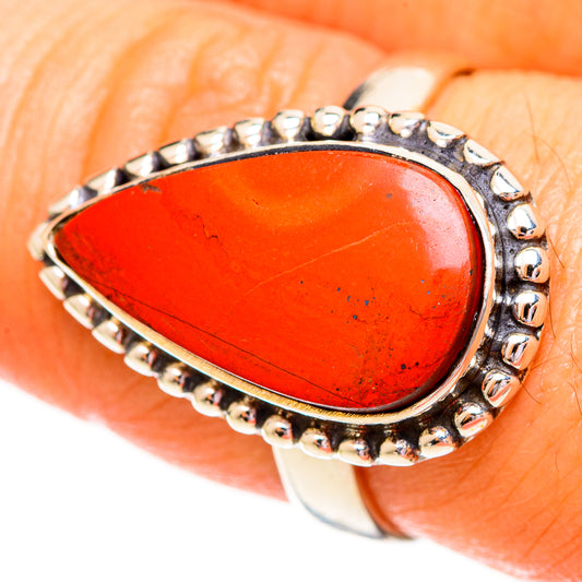 Red Jasper Rings handcrafted by Ana Silver Co - RING111946