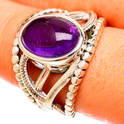 Amethyst Rings handcrafted by Ana Silver Co - RING111954
