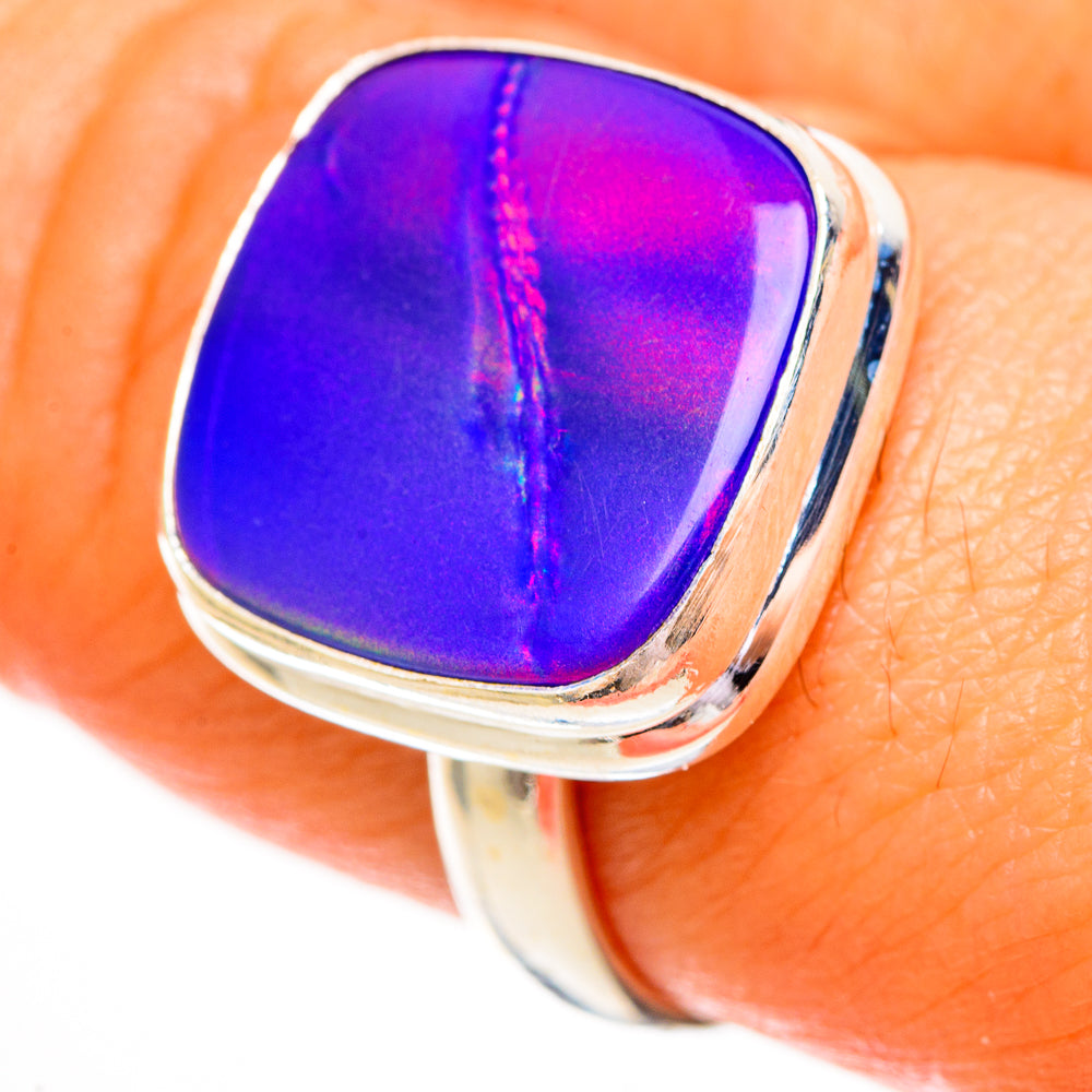 Aura Opal Rings handcrafted by Ana Silver Co - RING111956