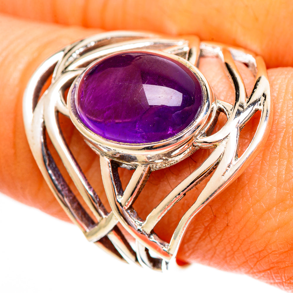Amethyst Rings handcrafted by Ana Silver Co - RING111959
