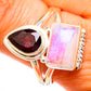 Pink Moonstone Rings handcrafted by Ana Silver Co - RING111966