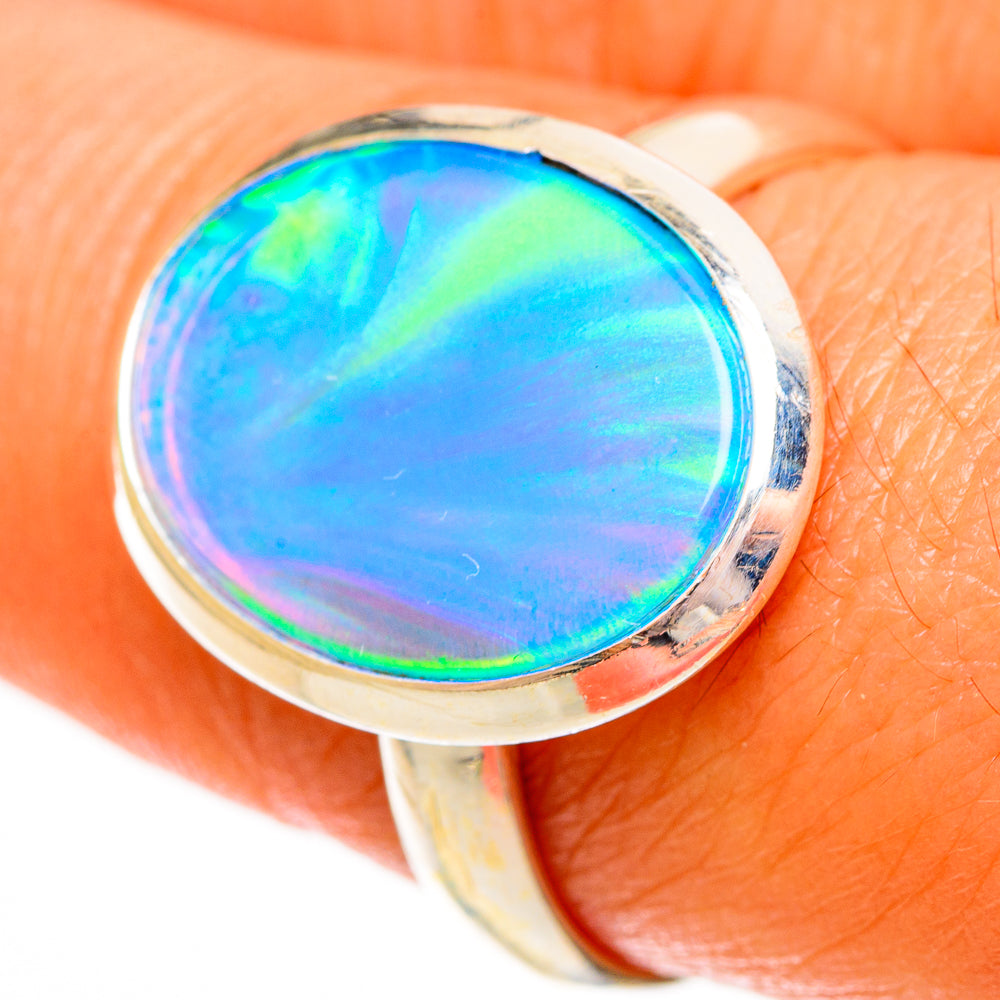 Aura Opal Rings handcrafted by Ana Silver Co - RING111972