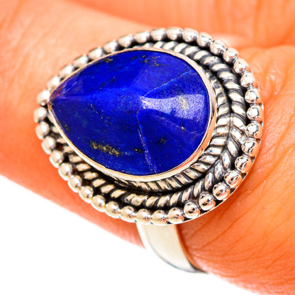 Lapis Lazuli Rings handcrafted by Ana Silver Co - RING111974