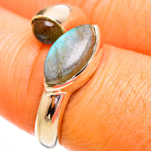 Labradorite Rings handcrafted by Ana Silver Co - RING111977