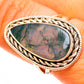Green Moss Agate Rings handcrafted by Ana Silver Co - RING111979