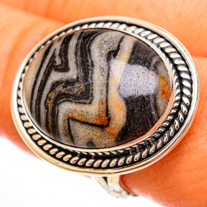 Pinolith Jasper Rings handcrafted by Ana Silver Co - RING111983