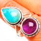 Peruvian Amazonite Rings handcrafted by Ana Silver Co - RING111987