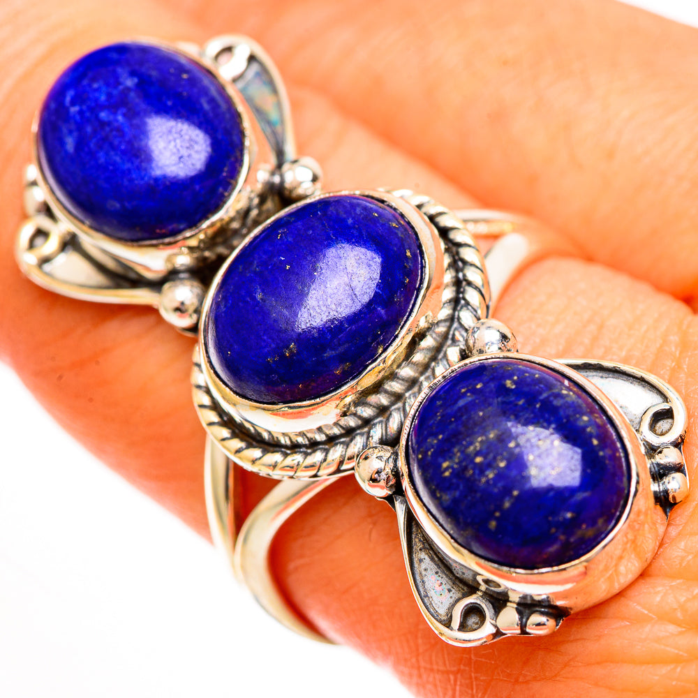 Lapis Lazuli Rings handcrafted by Ana Silver Co - RING111993
