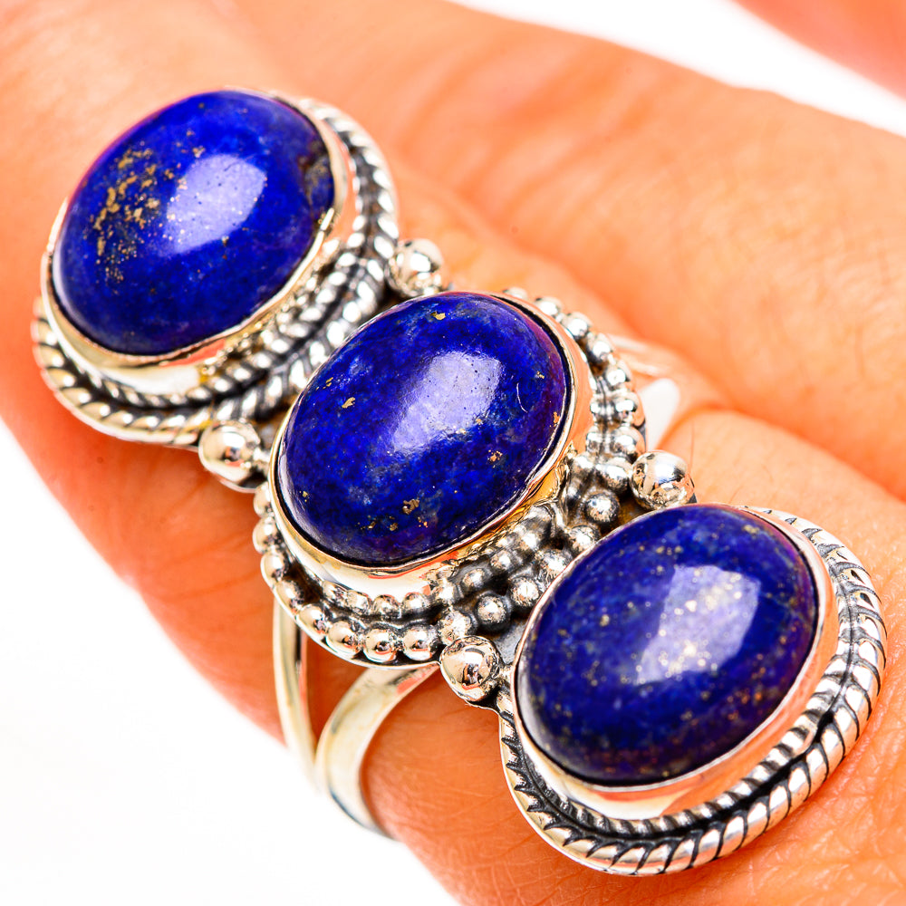 Lapis Lazuli Rings handcrafted by Ana Silver Co - RING111996